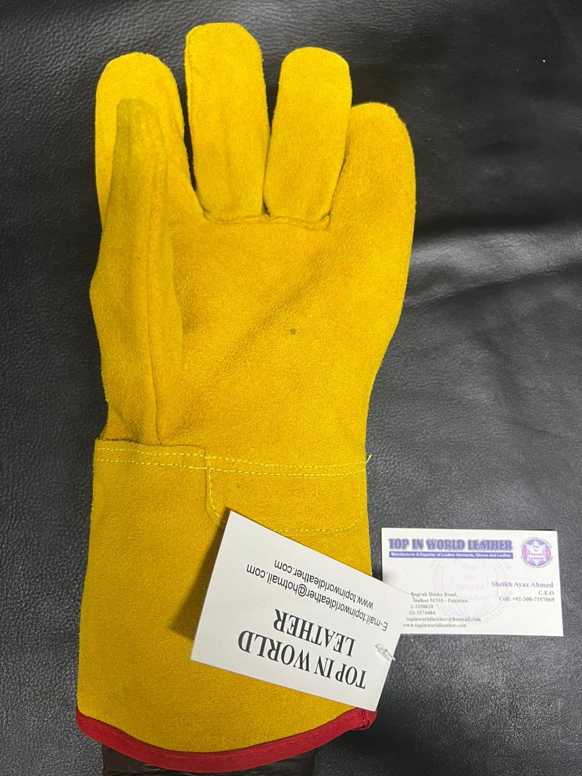 Yellow Work Glove
