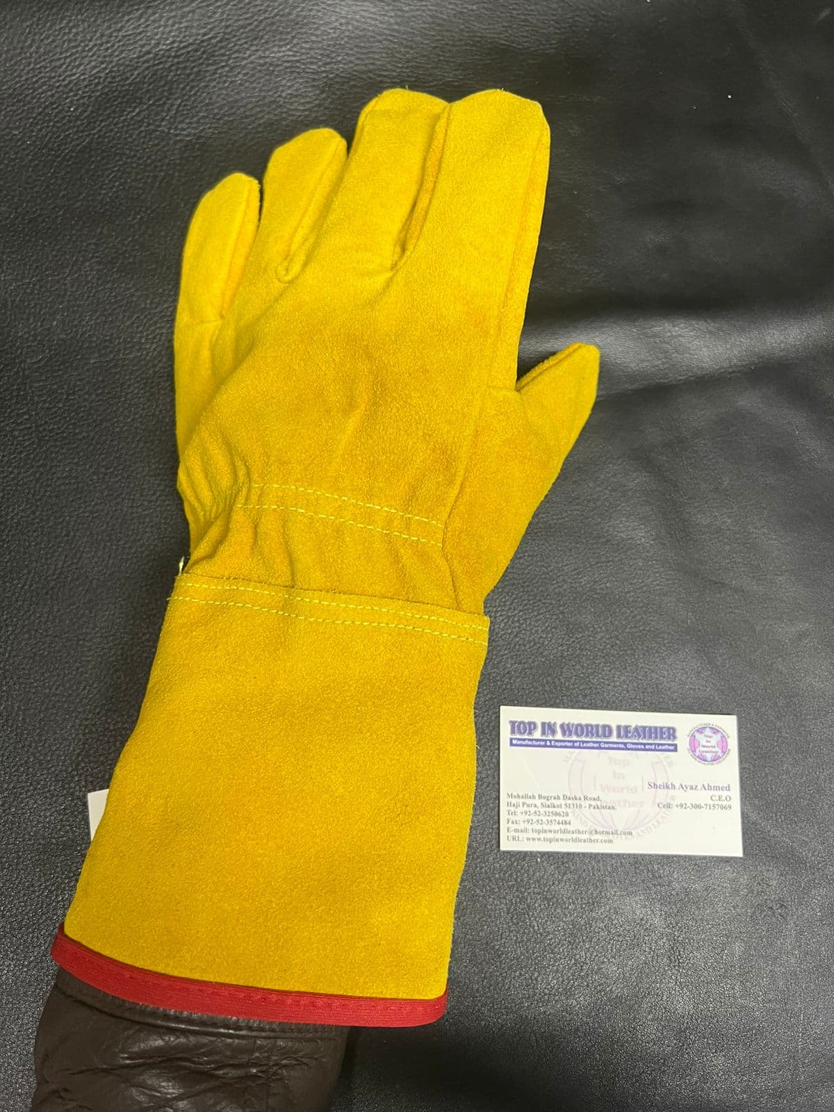 Yellow Work Glove — photo 2